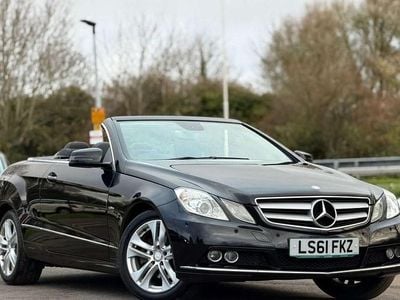 Black Used 2011 Mercedes E220 Edition 1 Cabriolet | £5,630 (Good price)