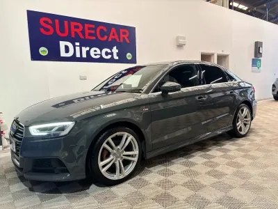 Used Audi A3 S-Line 150 HP (110 kW) 2018 Grey Sedan