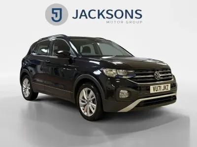 Usado VW T-Cross SE 95 CV (69 kW) 2021 Negro SUV