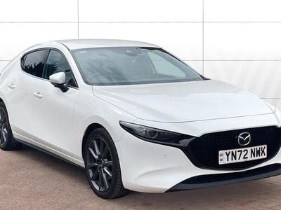 Begagnad Mazda 3 Inclusive 122 HK (89 kW) 2022 Vit Halvkombi