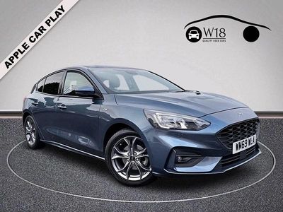 Blue Used 2020 Ford Focus ST-Line Hatchback | £9,495 (Fair price)