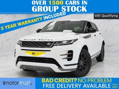Begagnad Land Rover Range Rover evoque R-Dynamic 163 HK (119 kW) 2022 Vit SUV