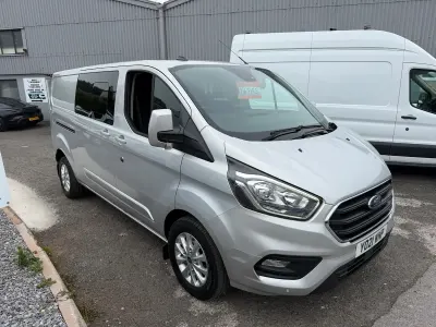Used Ford Transit Custom Limited 130 HP (95 kW) 2021 Silver Van