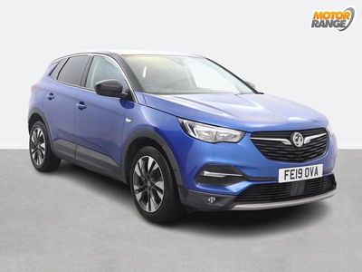 Used Vauxhall Grandland X Sport 130 HP (95 kW) 2019 Blue SUV