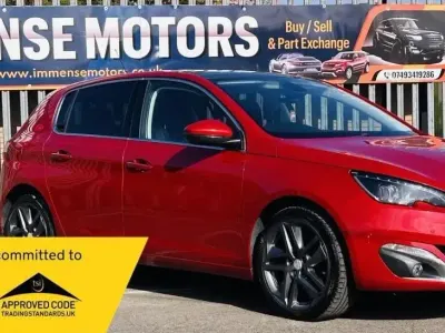 Second-hand Peugeot 308 S 115 CP (84 kW) 2014 Roșu Hatchback