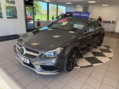 Used Mercedes CLS220 AMG line 174 HP (127 kW) 2015 Grey Coupe