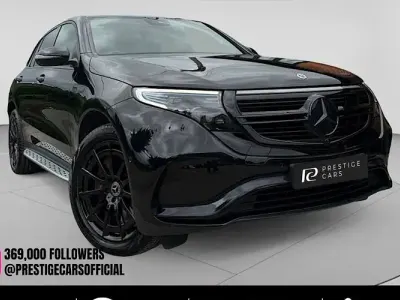Used Mercedes EQC400 AMG line 300 kW (408 HP) 2022 Black SUV
