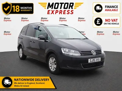 Used VW Sharan SE 177 HP (130 kW) 2015 Black MPV
