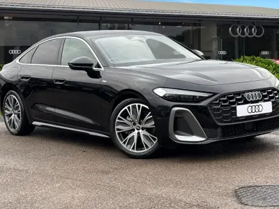 New Audi A5 S-Line 2025 Black Hatchback