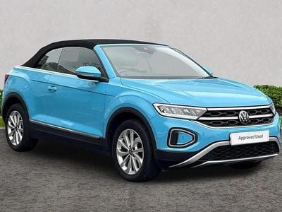 Used VW T-Roc Cabriolet Style 147 HP (108 kW) 2023 Blue Cabriolet