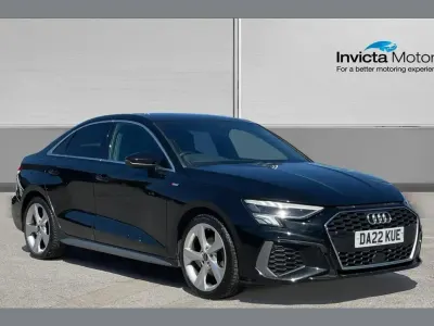 Used Audi A3 S-Line 110 HP (80 kW) 2022 Black Sedan
