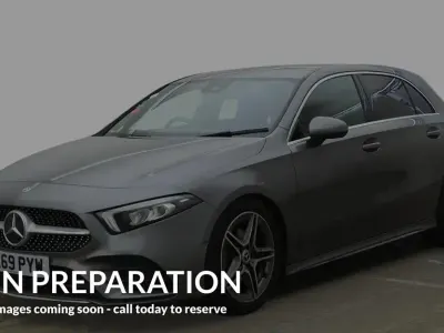 Used Mercedes A200 AMG line 163 HP (119 kW) 2019 Grey Hatchback
