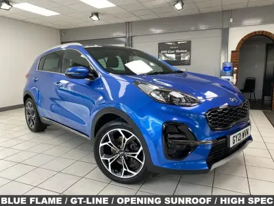 Used Kia Sportage GT-Line S 174 HP (127 kW) 2021 Blue SUV
