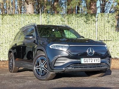 Black Used 2022 Mercedes EQB350 AMG line SUV | £24,698 (Fair price)