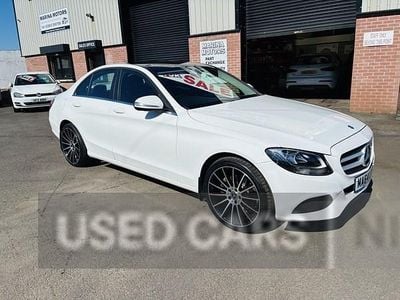 Begagnad Mercedes C220 SE 170 HK (125 kW) 2014 Vit Sedan