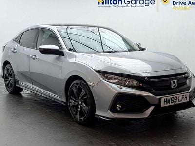 Begagnad Honda Civic Sport Plus 182 HK (133 kW) 2019 Silver Halvkombi