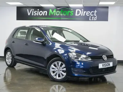 Usado VW Golf VII SE 122 HP (89 kW) 2014 Azul Citadino