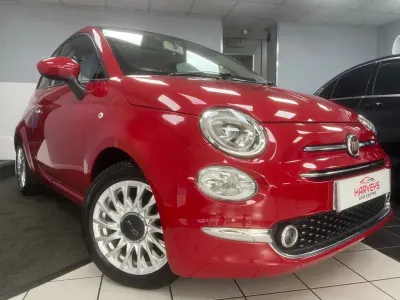 Used Fiat 500 Lounge 69 HP (50 kW) 2018 Red Hatchback