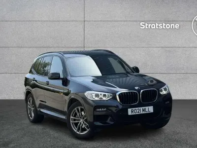 Begagnad BMW X3 M Sport 187 HK (137 kW) 2021 Svart SUV
