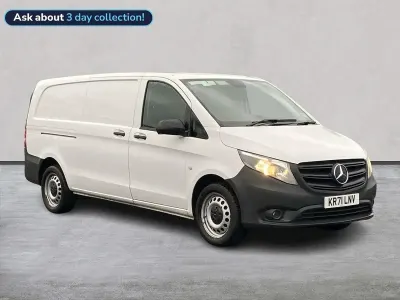 Used Mercedes Vito Progressive 163 HP (119 kW) 2021 White Van