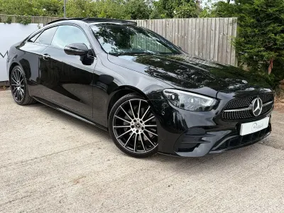 Used Mercedes E220 AMG Line Premium Plus 194 HP (142 kW) 2020 Black Coupe