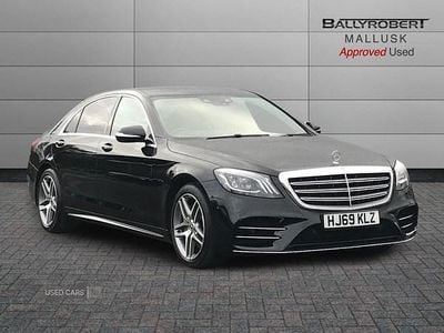 Used Mercedes S450 AMG line 2019 Black Sedan