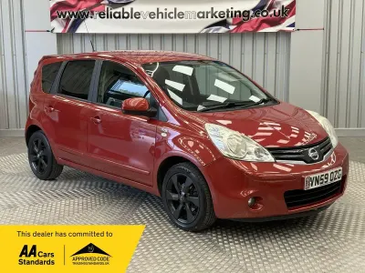 Used Nissan Note N-TEC 2009 Red Hatchback