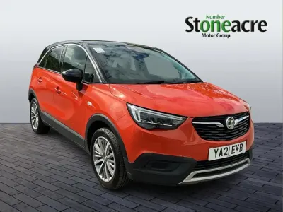 Used Vauxhall Crossland X 108 HP (79 kW) 2021 Orange SUV