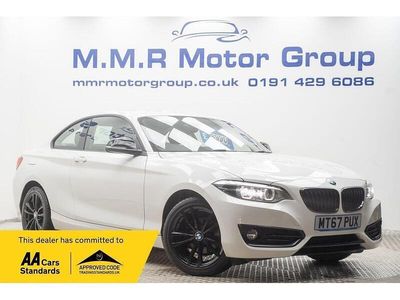 Used BMW 218 Sport Line 2017 White Coupe