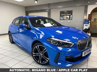 Used BMW 118 M Sport 136 HP (100 kW) 2022 Blue Hatchback