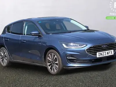 Used Ford Focus Titanium X 125 HP (91 kW) 2023 Blue Hatchback