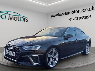 Black Used 2020 Audi A4 S-Line Sedan | £17,395 (Fair price)