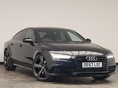 Used Audi A7 Black Edition 272 HP (200 kW) 2017 Black Hatchback