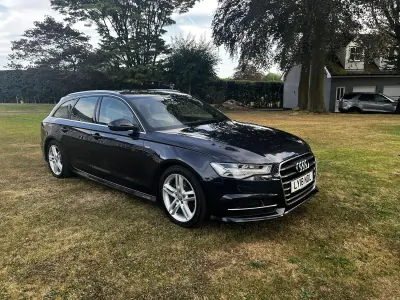 Used Audi A6 S-Line 190 HP (139 kW) 2018 Blue Estate