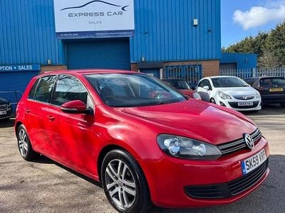Used VW Golf VI SE 122 HP (89 kW) 2009 Red Hatchback