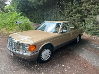 Used Mercedes S500 SE 1986 Gold Sedan