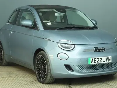 Używany Fiat 500e La Prima 86 kW (118 KM) 2022 Niebieski Kabriolet