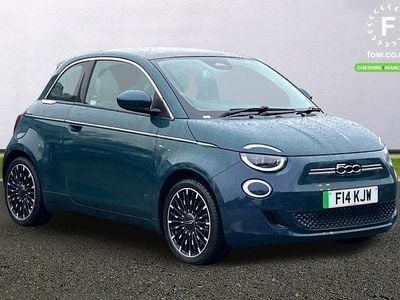 Green Used 2021 Fiat 500e La Prima Hatchback | £14,599 (Fair price)