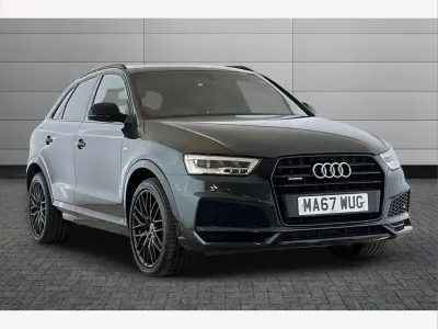 Used Audi Q3 Black Edition 177 HP (130 kW) 2017 Green SUV