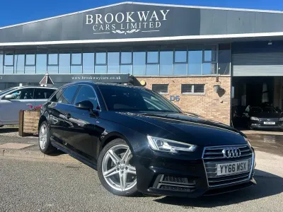 Begagnad Audi A4 S-Line 190 HK (139 kW) 2016 Svart Kombi
