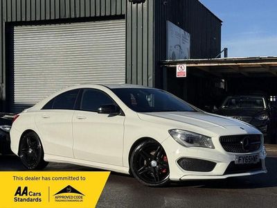 White Used 2015 Mercedes CLA200 AMG Coupe | £8,790 (Fair price)