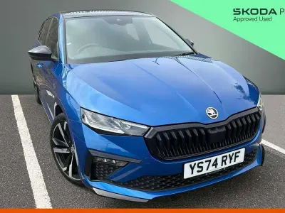 Used Skoda Scala Monte Carlo 115 HP (84 kW) 2024 Race blue metallic Hatchback