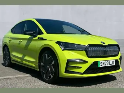 Used Skoda Enyaq iV vRS 219 kW (299 HP) 2023 Hyper green SUV