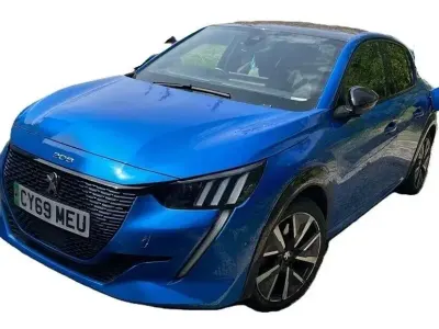Second-hand Peugeot e-208 GTi 100 kW (136 CP) 2020 Albastru Hatchback