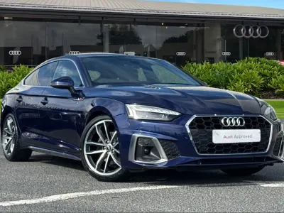 Used Audi A5 S-Line 163 HP (119 kW) 2023 Blue Coupe
