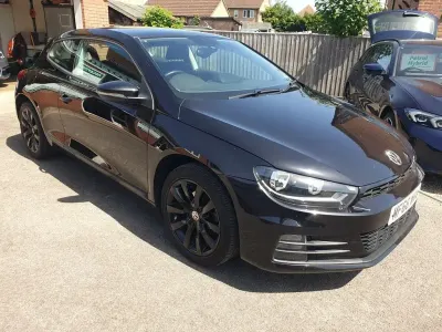 Used VW Scirocco 125 HP (91 kW) 2016 Black Coupe