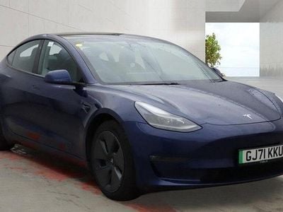 Used Tesla Model 3 Long Range AWD 254 kW (346 HP) 2021 Blue Sedan