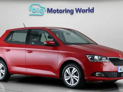 Used Skoda Fabia SE 75 HP (55 kW) 2019 Red Hatchback