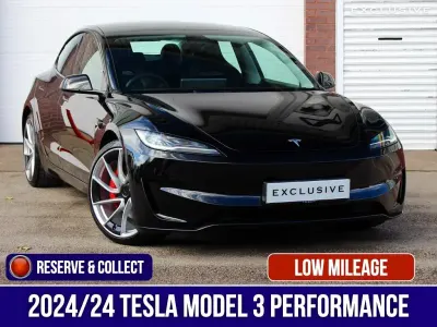 Used Tesla Model 3 Performance 461 kW (627 HP) 2024 Black Sedan