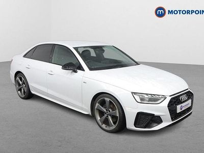 Used Audi A4 Black Edition 150 HP (110 kW) 2020 White Sedan